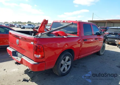 2012 Ram 1500 St из США, поврежденный, VIN 1C6RD6KT3CS181777